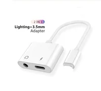 

for iPhone Dongle Splitter 3.5 mm Headphone Jack Adapter Charger for iPhone 8/8 Plus/ 7/7 Plus/X/10/XS/XS Max/XR