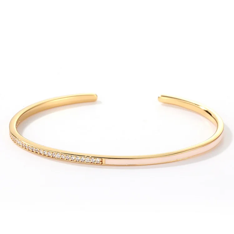 

Opening Adjustable Bangle Women Jewelry Fashion Enamel Bangle, Picture