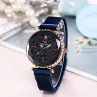 

Hot Products Luxury Starry Sky Watch Magnetic Buckle Wristwatch Montre Femme Women Watches