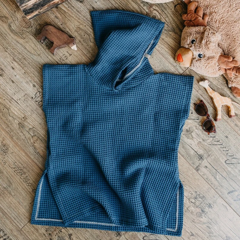 

Newest Quick Dry Absorbent Double Sided Solid Color 100% Cotton Waffle Bath Towel