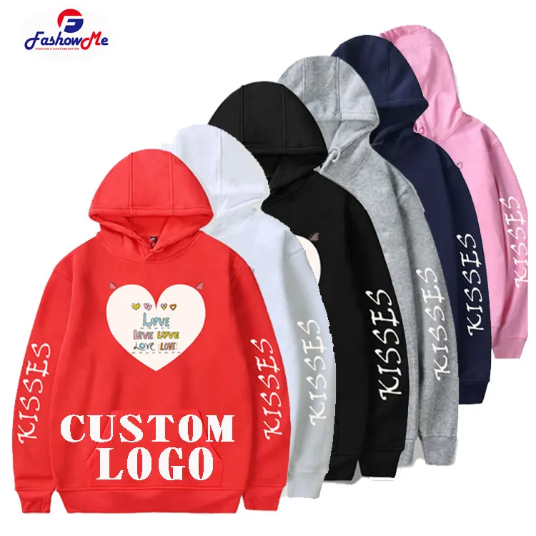 

Custom Logo Printed Wholesale Pullover Plain Blank Gym Mens Hoodies, White, black, gray, red, blue,pink