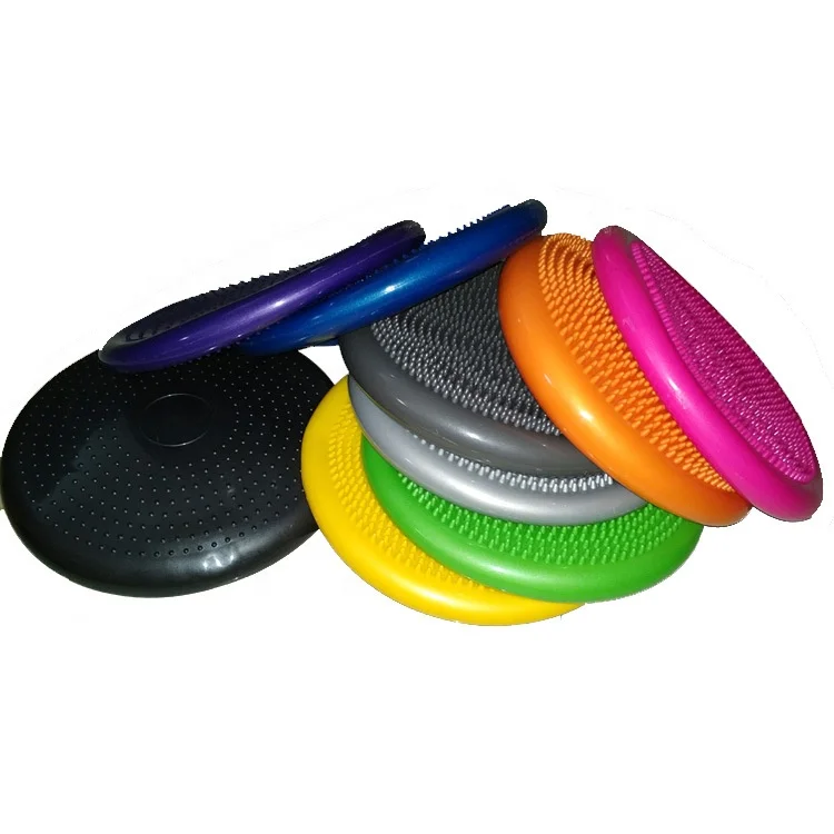 

OEM Inflatable Balance Board Stability Trainer Thicken PVC Yoga Exercise Balance Pad, Mix colors