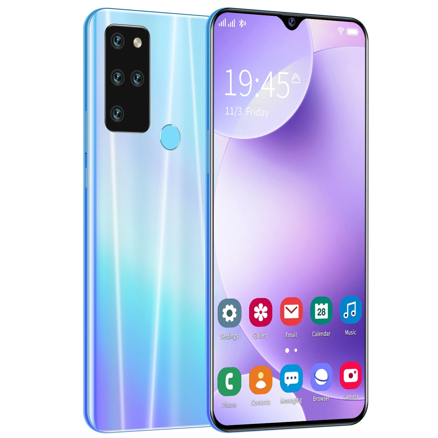 

China Low Price Android Phone S21 Waterdrop Screen Cell Phone 6.3 Inch HD Camera Factory Outlet Phone