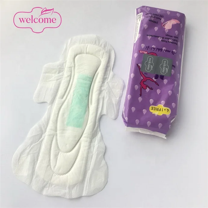 

korea herbal environmental sanitary pads for women overnight heavy flow negative ion sanitary pads feminine products