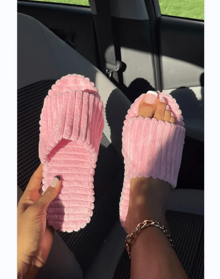 

BUSY GIRL KX4562 Women Sandals 2023 Slippers For Women Flat Sandals Platform Heels Ladies Towel Slippers