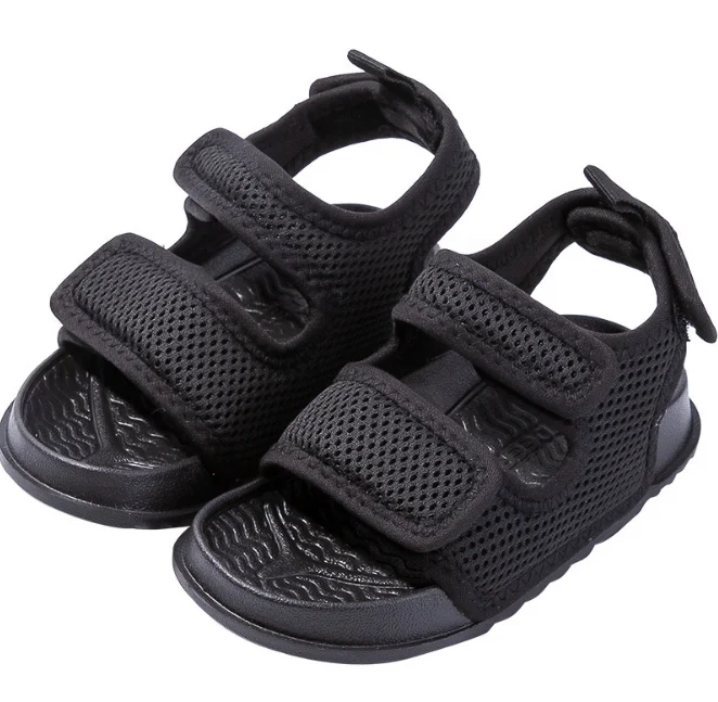 

Soft Sole Non-slip Simple Fashion Solid Color Velcro Beach Non-slip Casual Sandals