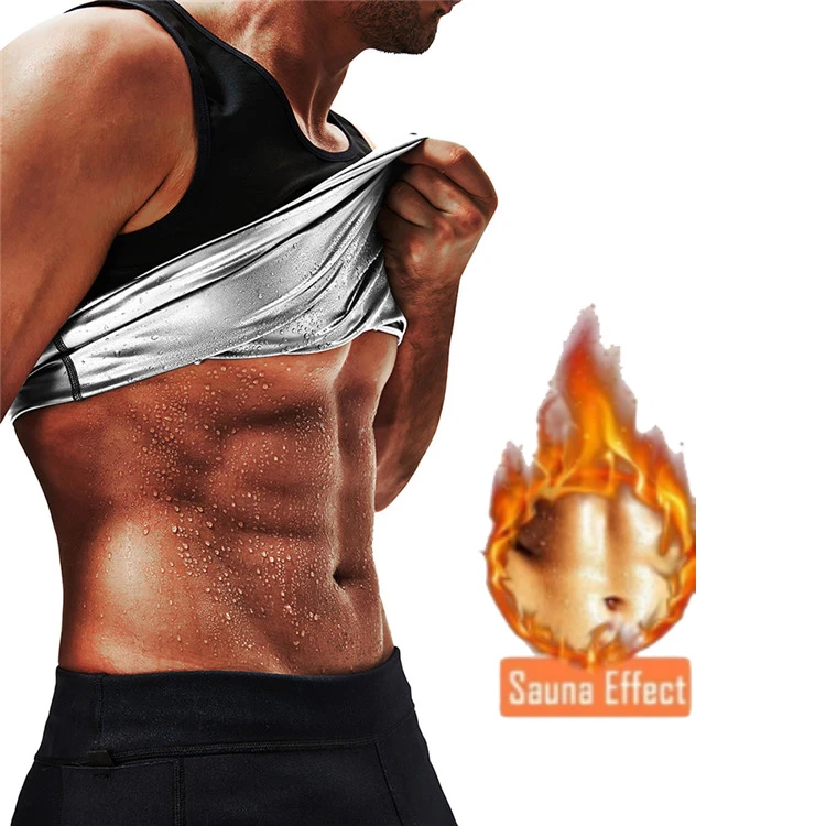 

Custom Logo Men Pullover No Zipper Workout Lose Weight Fat Burning Sauna Sweat Men Waist Trainer Vest, As show
