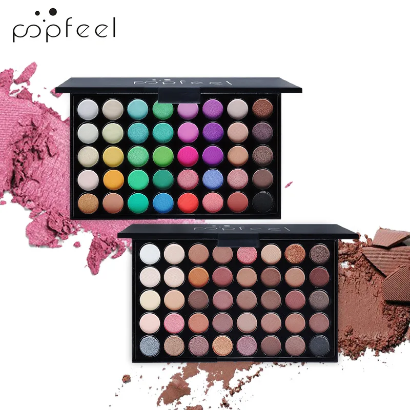 

High Quality Lady Glitter Matte Natural Vegen High Pigment Eyeshadow Palette Private Label