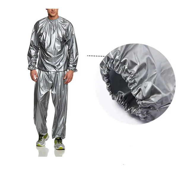 
custom fitness sweat pvc plastic sauna suit losing weight 