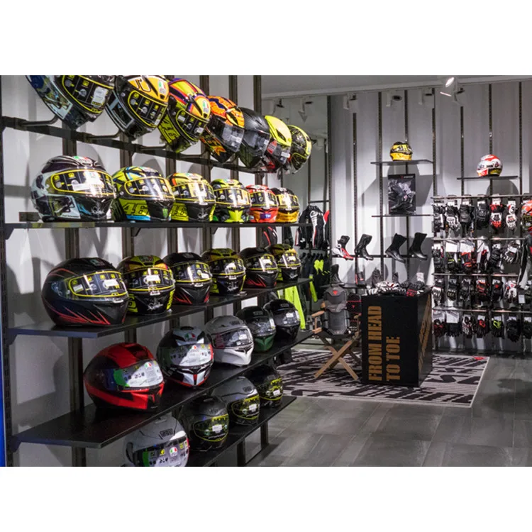 Motor Cycle Helmet Display Stands Floor Stand Metal Rack Motorcycle ...