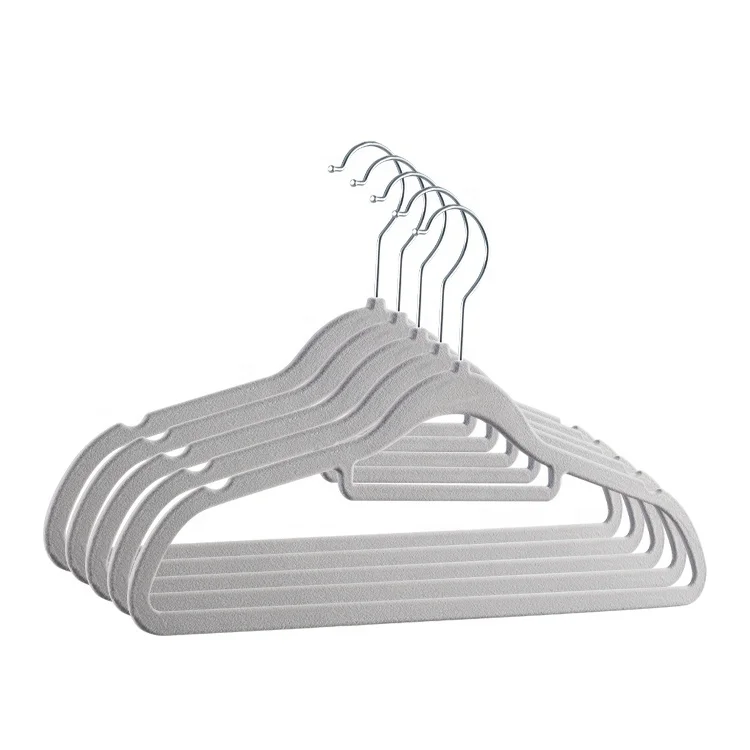 Image of TAILI Non Slip Velvet Suit Clothes Hangers Clothes Space Saving Magic Folding Hangers for Clothes hanger Wholesale