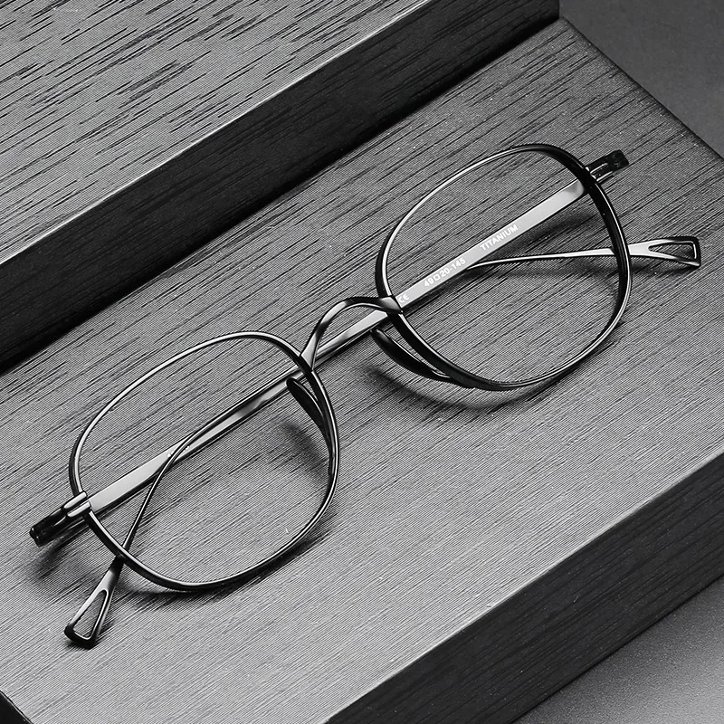 

Kenbo Eyewear Fashion Small Square Pure Titanium Optical Frames Eyeglasses Classic Vintage Optical Glasses