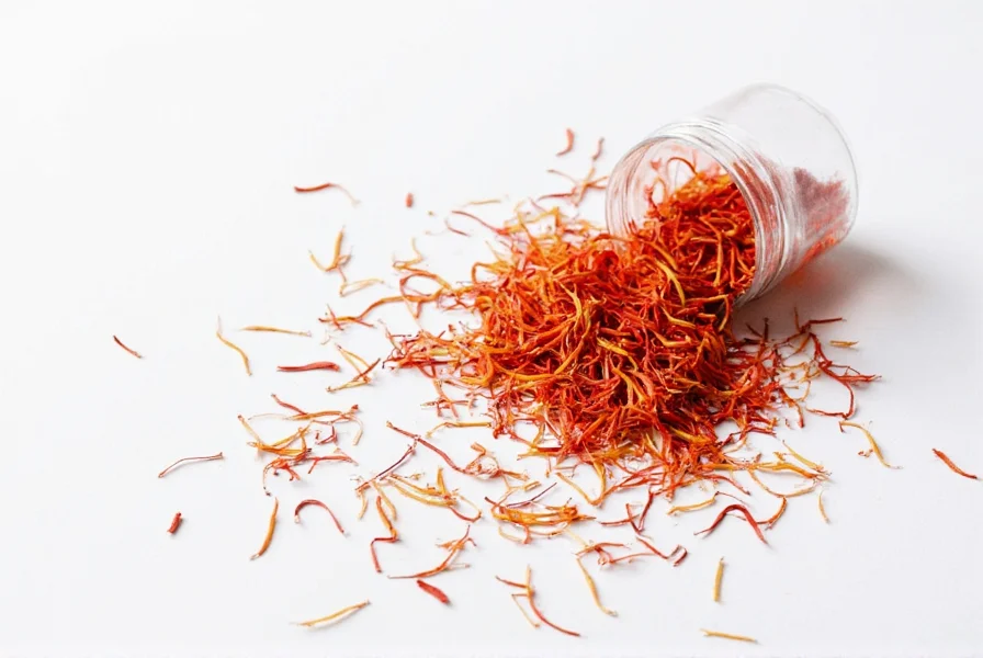 Chef carefully measuring Saffron Bacchus threads for culinary preparation in professional kitchen setting