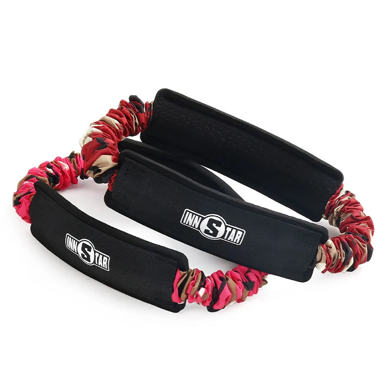 

High quality latex hip resistance band fabric booty bands custom logo, Camo pink/camo red/camo blue/camo green/camo brown
