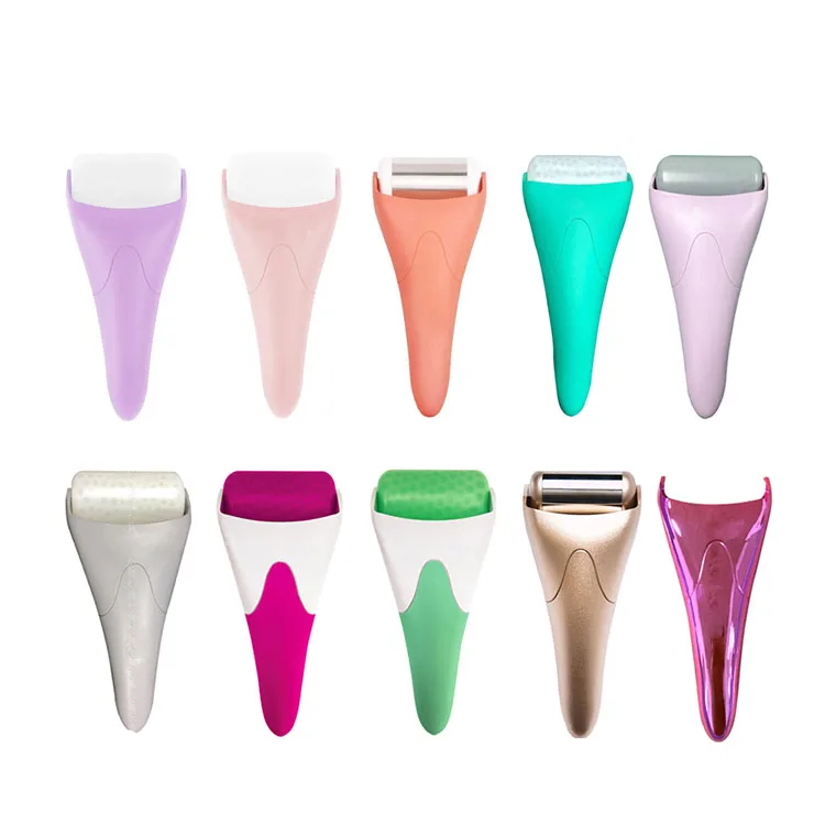 

pretty mini beauty facial eye lifting custom freeze ice roller face massager with logo