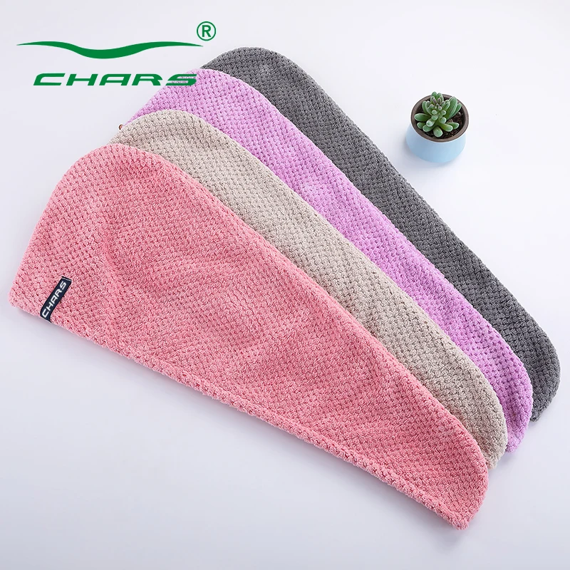 
Wholesale High quality super Absorption Microfiber hair towel / spa hair turban / Hair Drying Wrap Towel for women 