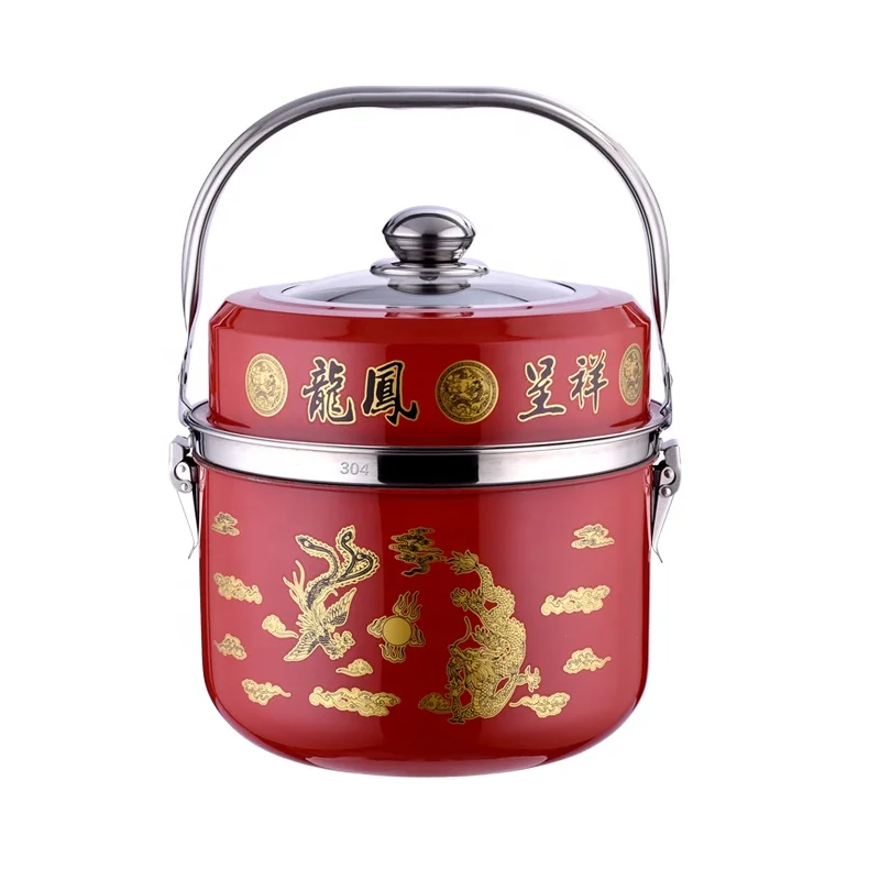 
TV Hot Sale 7.8L 9.8L Thermal Magic Cooker Stainless Steel Energy Saving Cooking Pot Thermos For Hot Food 