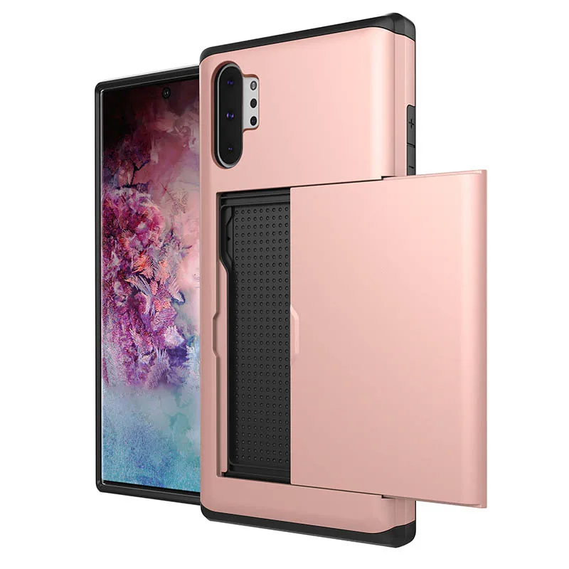 

Note 10 Card Stand Shockproof Armor Case for Samsung Galaxy Note 10 Card Case, 11colors for choose