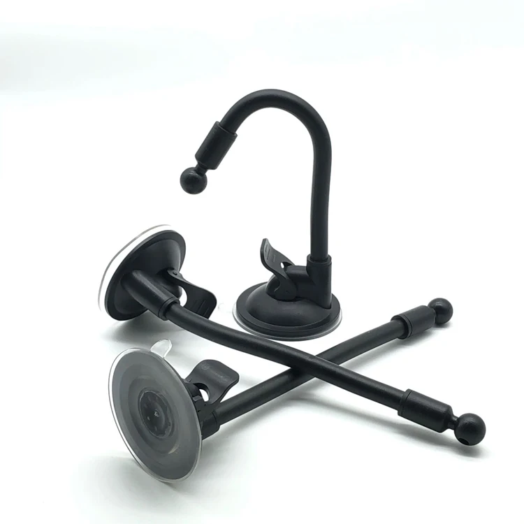 

Lazy Desk Gooseneck Moblie Phone Holder ABS Bracket Car Windscreen Sucker Cell Phone Stand Holder