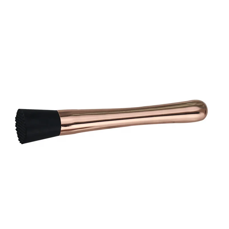 

Factory price professional barware stainless steel bar cocktail and wine muddler stick, Silver ,gold , rose gold, black, colorful