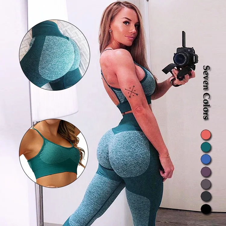 

Lover Beauty Tracksuit For Women Yoga Set Workout Fitness Clothing Running Leggings Set High sports bra yoga