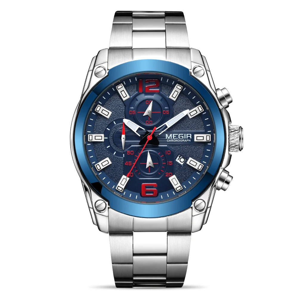 

2021 Fashion Luxury Stainless Steel Wrist Watch Custom Design Your OWN Logo Fastrack Watch For Men