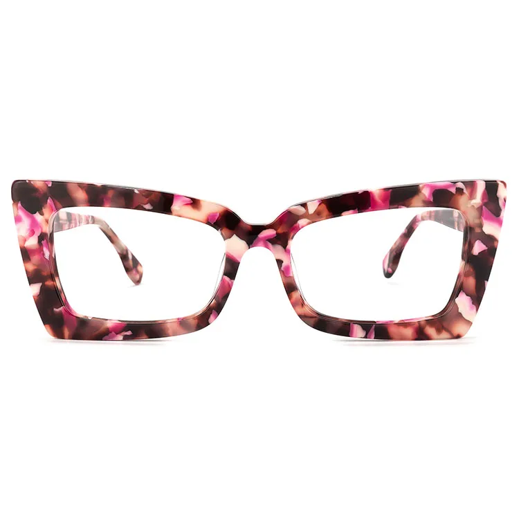 

2021 multi color fashion floral trendy stylish square eyeglasses frames for all ocasaion all face shape, Multi colors