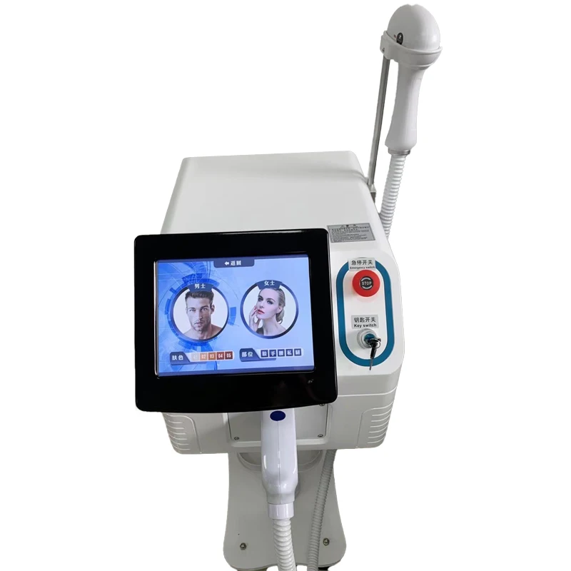 

Portable Beauty Salon Triple Wavelength Ice Cool 755 808 1064 NM Diode Laser Fast Permanent Hair Removal Machine Price