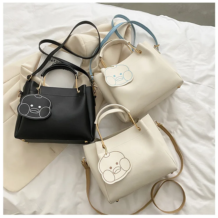 

BG-0491 Wholesale Casual Large Capacity Fashion Trends Ladies Luxury Handbag For Women Portable Shoulder Bag Tote Bag Bucket Bag, Picture color