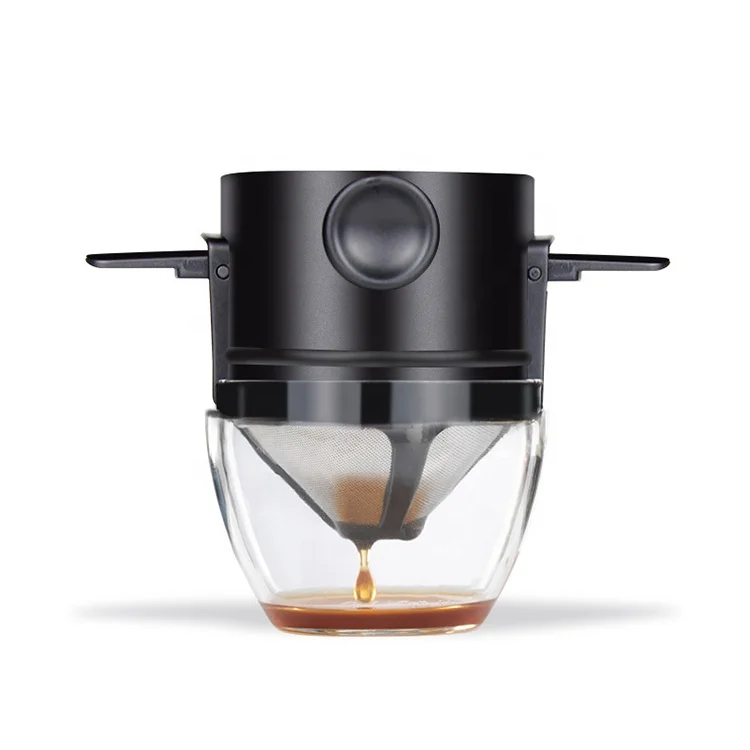 

Factory spot wholesale New Design Household Portable Coffee Dripper Reusable Tea Infuser Paperless Mini Coffee Filter