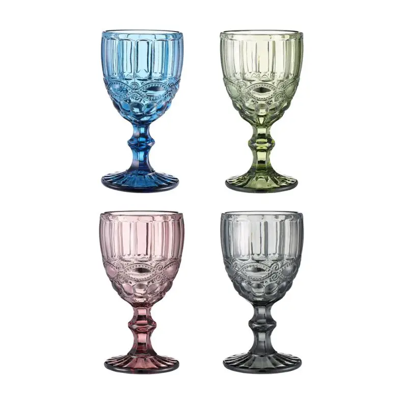 

Crystal Colored Glass Not Acrylic Plastic Wine Goblet
