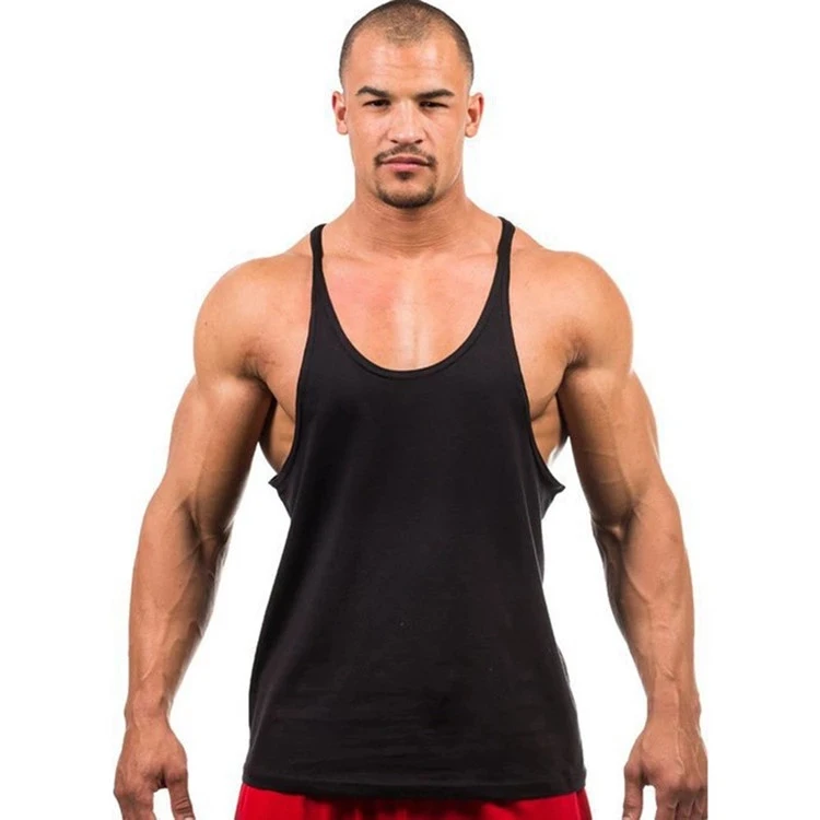 
2019 Summer Hot Sale Custom Made Stringer Vest Gym Singlets Stringer For Men 