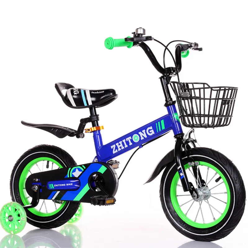 

High quality and safety baby carriage kids bike Children's bicycle boy girl, White green pink orange blue