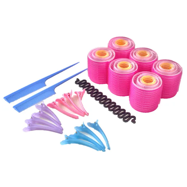 

Hair Roller Popular Hot Selling Plastic Hair Wave Roll Ellipse Tool Beauty Cosmetics Hair Roller, As the photo