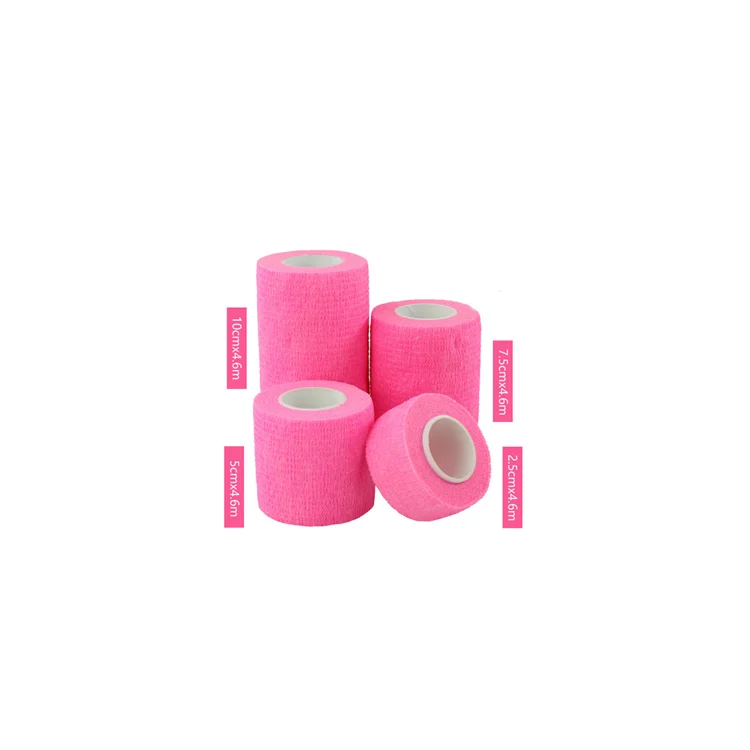 

Wholesale nice price Custom logo waterproof adhesive Cohesive Bandage self-adhesive bandage