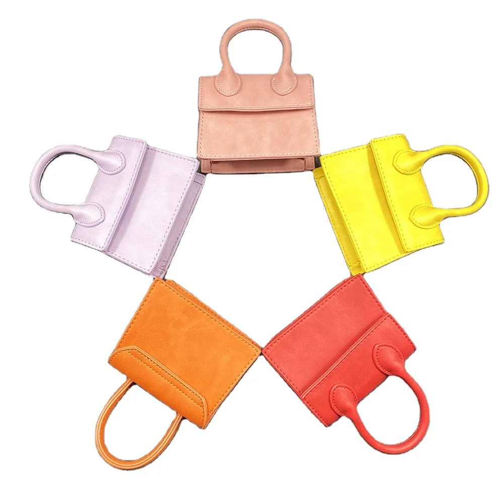 

2021 Newest Mini jelly Purse Trendy Small Square Kids handbags Crossbody Cute Candy Color Kid Purses and Handbags Girls, 7 colors