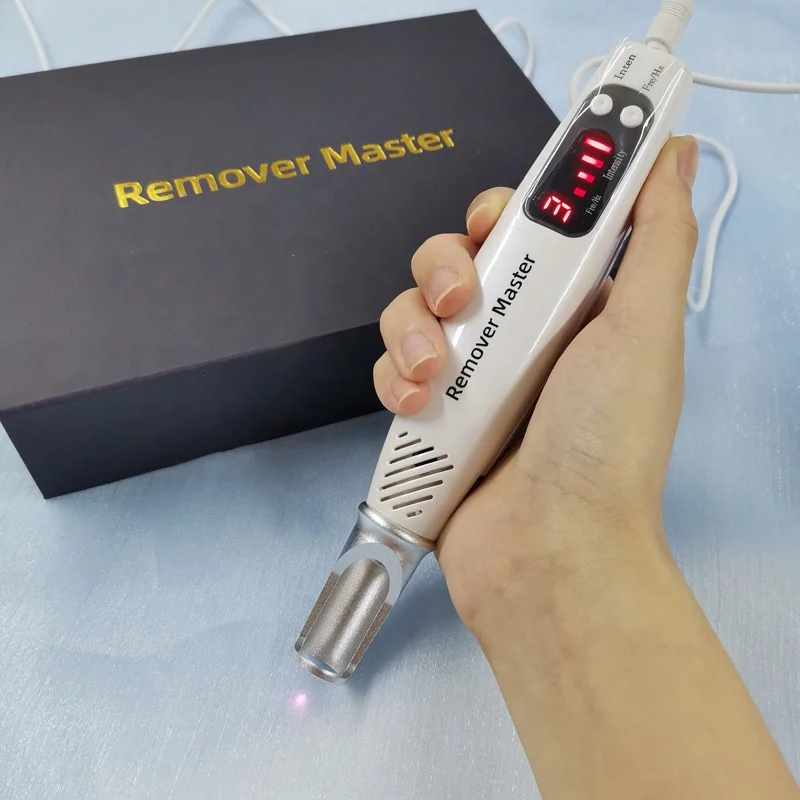 

Laser Pen Hot Selling Picosecond Laser Pen Blue and Red Light Therapy Tattoo Scar Mole Freckle Removal Dark Spot Remover Machine, White