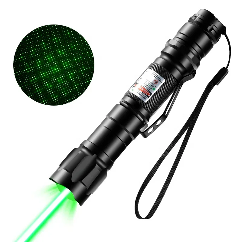 

Fashional High Power Adjustable Focus Green Laser Pointer Pen 532nm 100 to 10000 meters Lazer 009 range