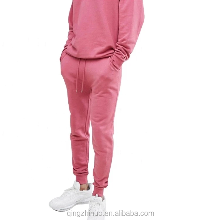 Top Fashion Trendy Tracksuits Custom Pink Tracksuit Men French Terry ...