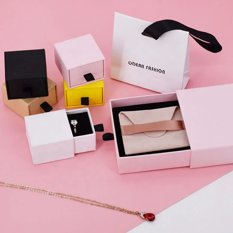 

Girls Jewellery Storage Packaging Kraft Jewelry Earrings Necklaces And Bracelets Box For jewelry, Customized