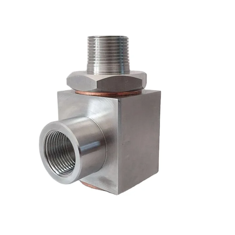 
High-Pressure Right Angle Hydraulic Oil Stainless Steel 360-Degree Rotary Joint 