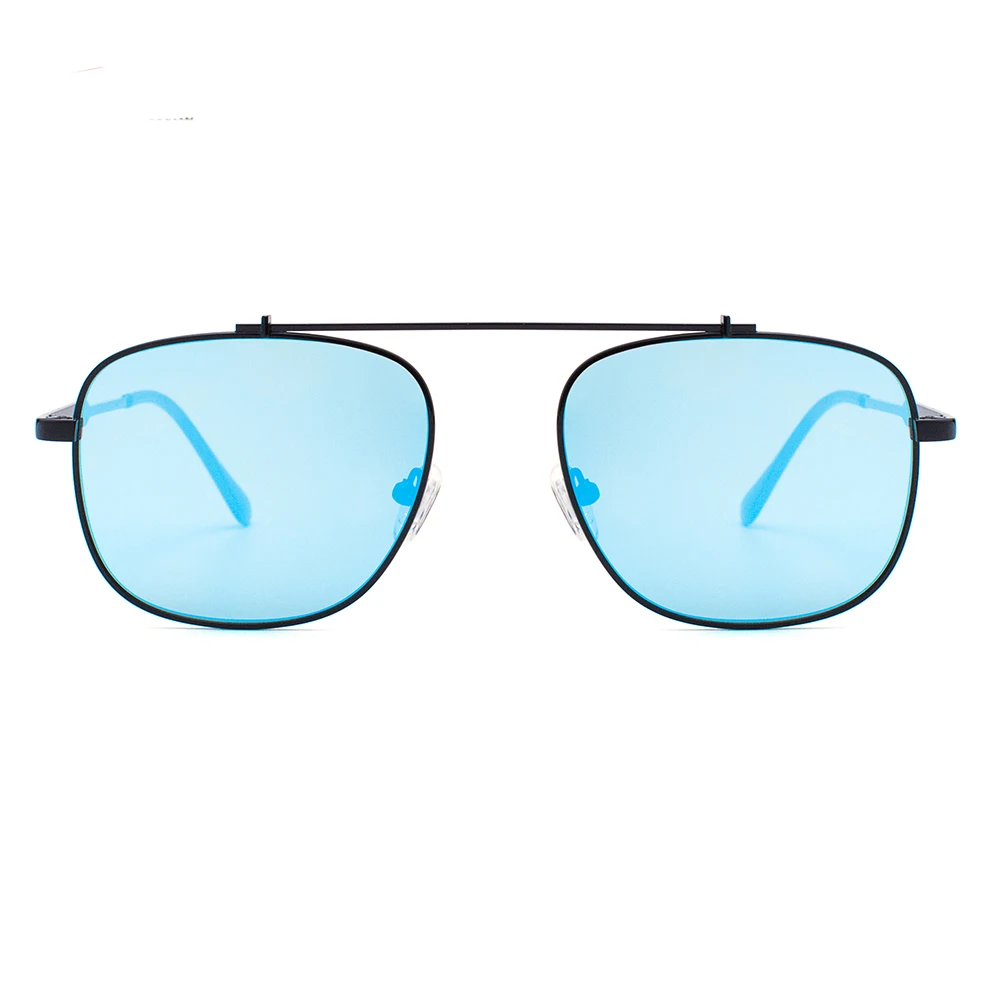 

Fashion Retro Square Mirror Sunglasses In Stock Custom Logo Sun Glasses