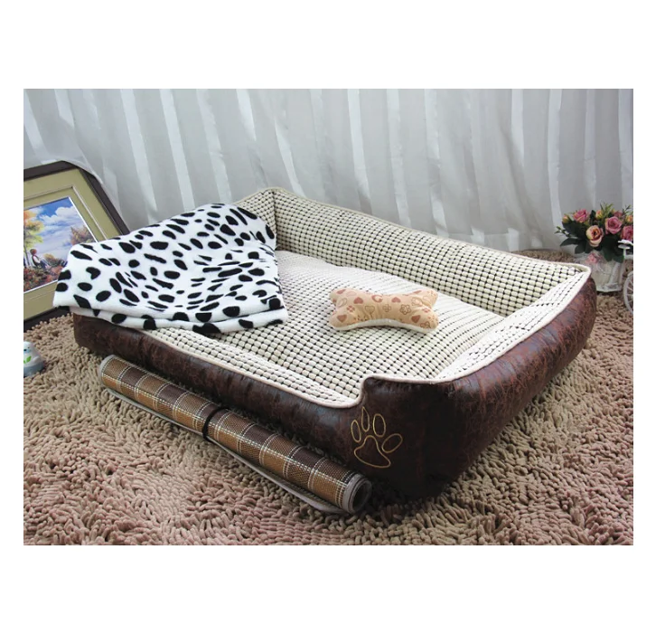 

Detachable Pet Bed Washable Dog House High-end Cat Bed Kennel Corgi Teddy Bichon Golden Retriever Pet Accessories