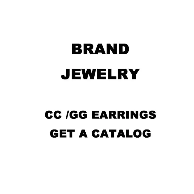 

C&J 2 Colors Hot Sale 18K Gold Plated Hollow Geometric Round Letter CC Hoop Earrings