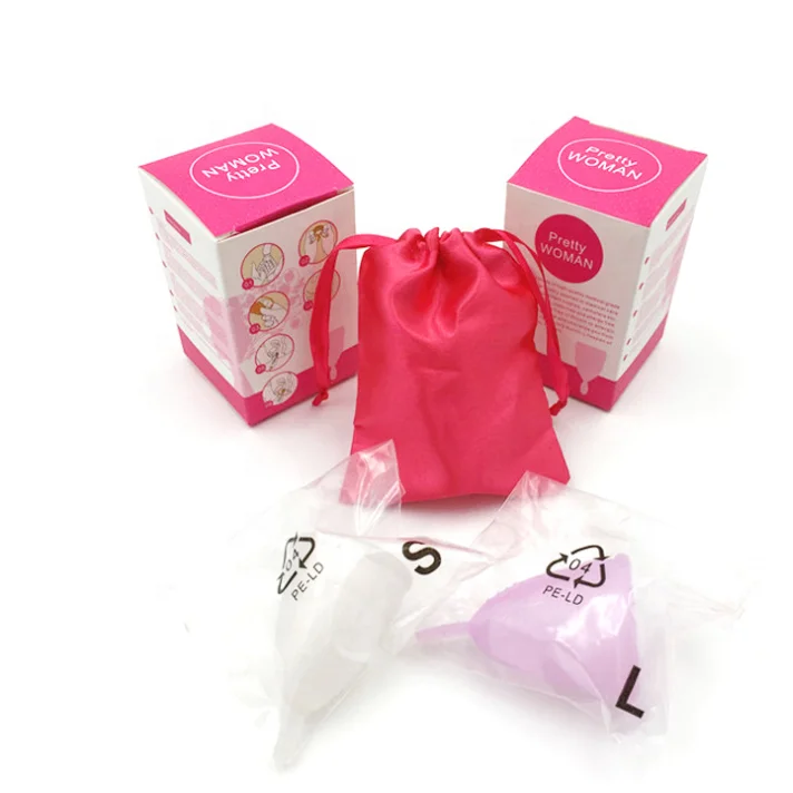 

Silicone Menstrual Cup With Sterilizer Cup Set Copa Menstrual