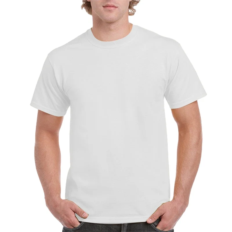 

New Design manufacturer pro club heavyweight t shirt tee custom screen print unisex 100% cotton plain oversize men t shirt