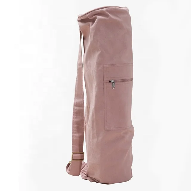 

New Design Eco Friendly Travel Carry Large Size Pocket And Zipper Cheap Bags Yoga Mat Carrier Bag, Pink