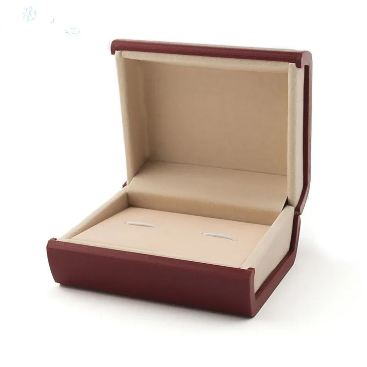 

Custom logo plastic square shape cufflinks storage box pack