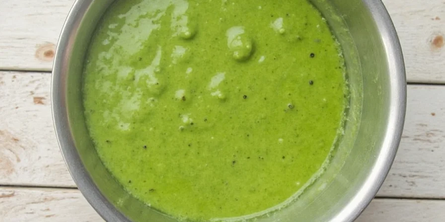 Spicy version of Green Goddess Dressing with jalapeños