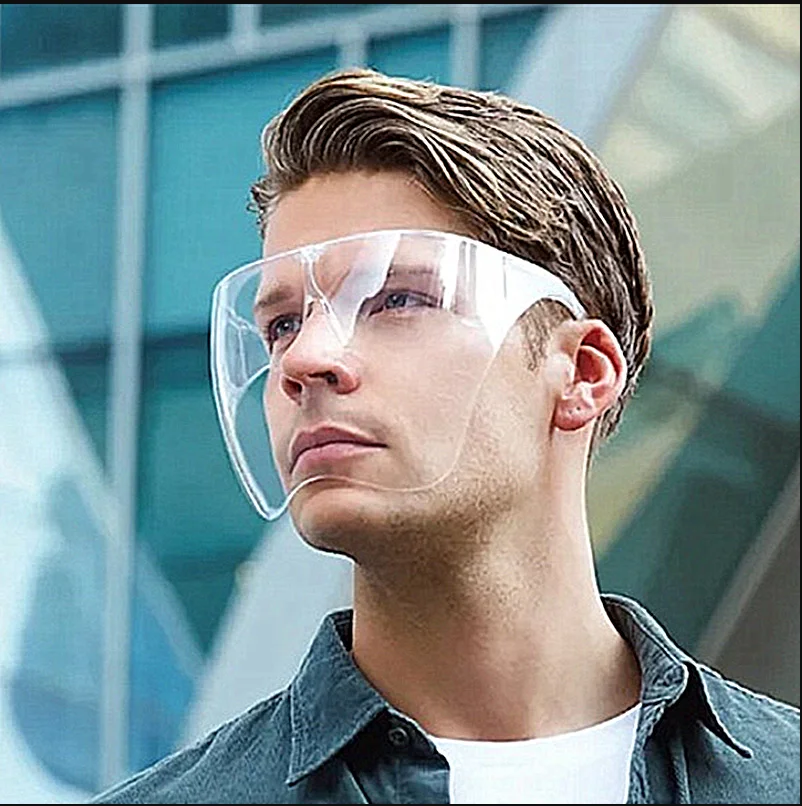 

Anti-fog Transparent Full Face Safety Oversize Shield Visor Sunglasses Goggles